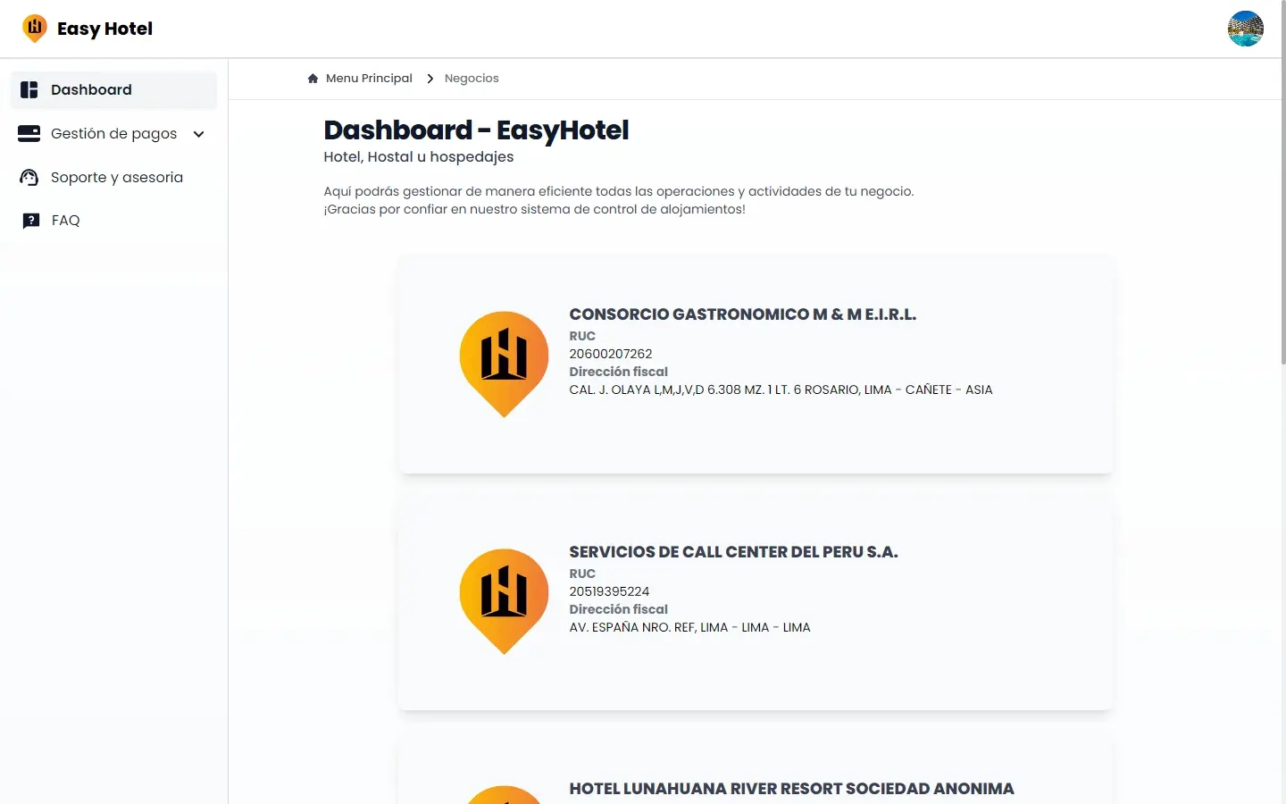 Dashboard y Módulos - Imagen 2